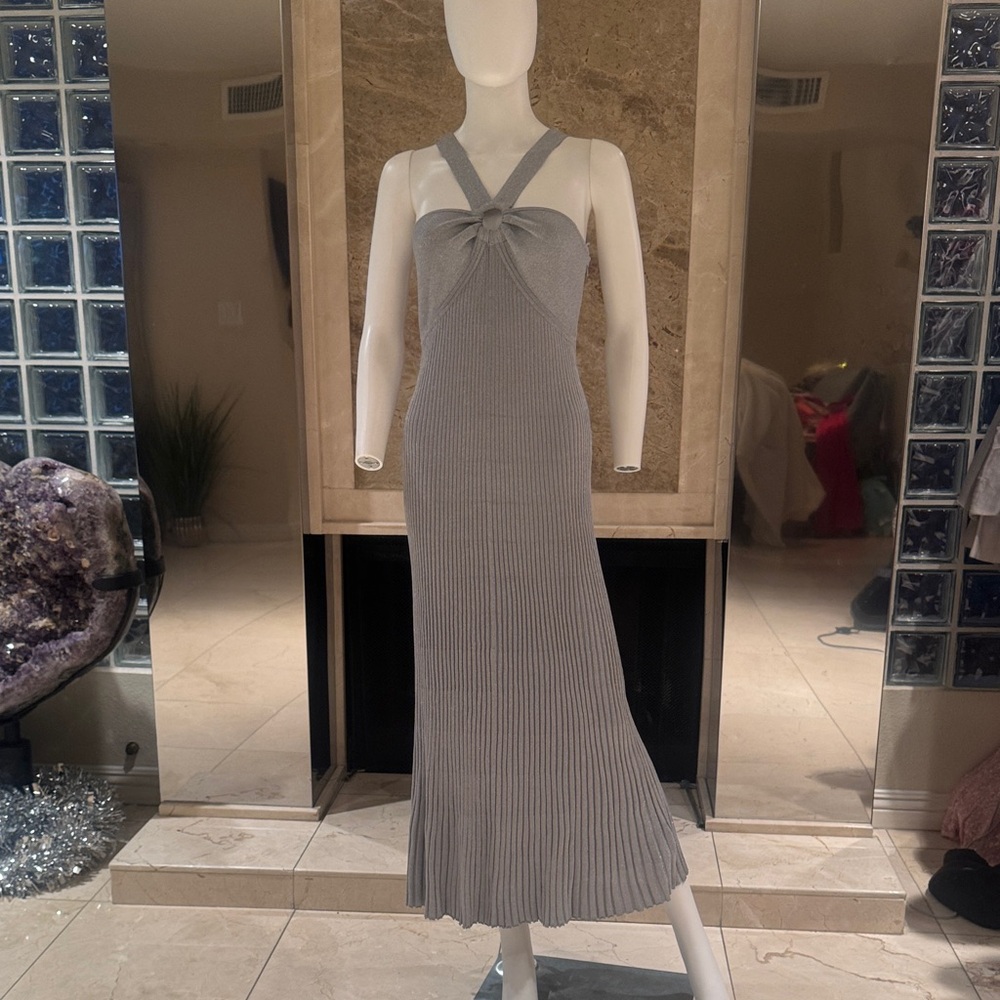 Michael Kors Silver Metallic Dress